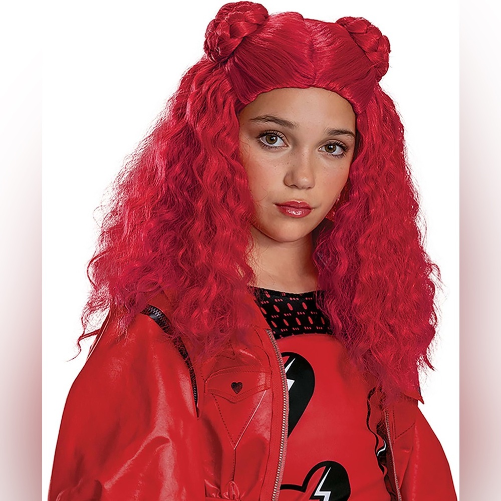 Disney Descendants 4 Red Costume Wig for Girls
